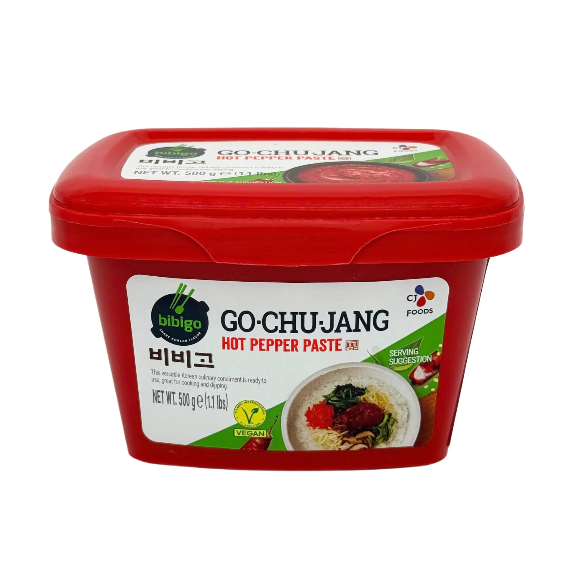 Bibigo Chilipaste Gochujang 500 g, Vorderseite