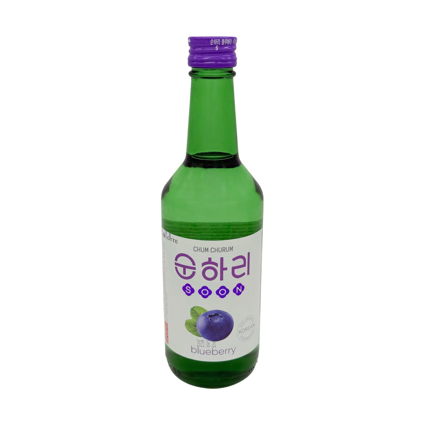 Chum Churum Soju Blaubeer 12% Vol 350 ml, Vorderseite