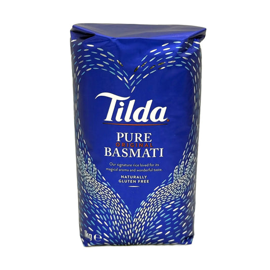 Tilda Basmatireis 1 kg, Vorderseite