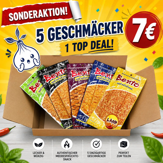 BENTO - Tintenfisch Snack Box (5 x 20 g)