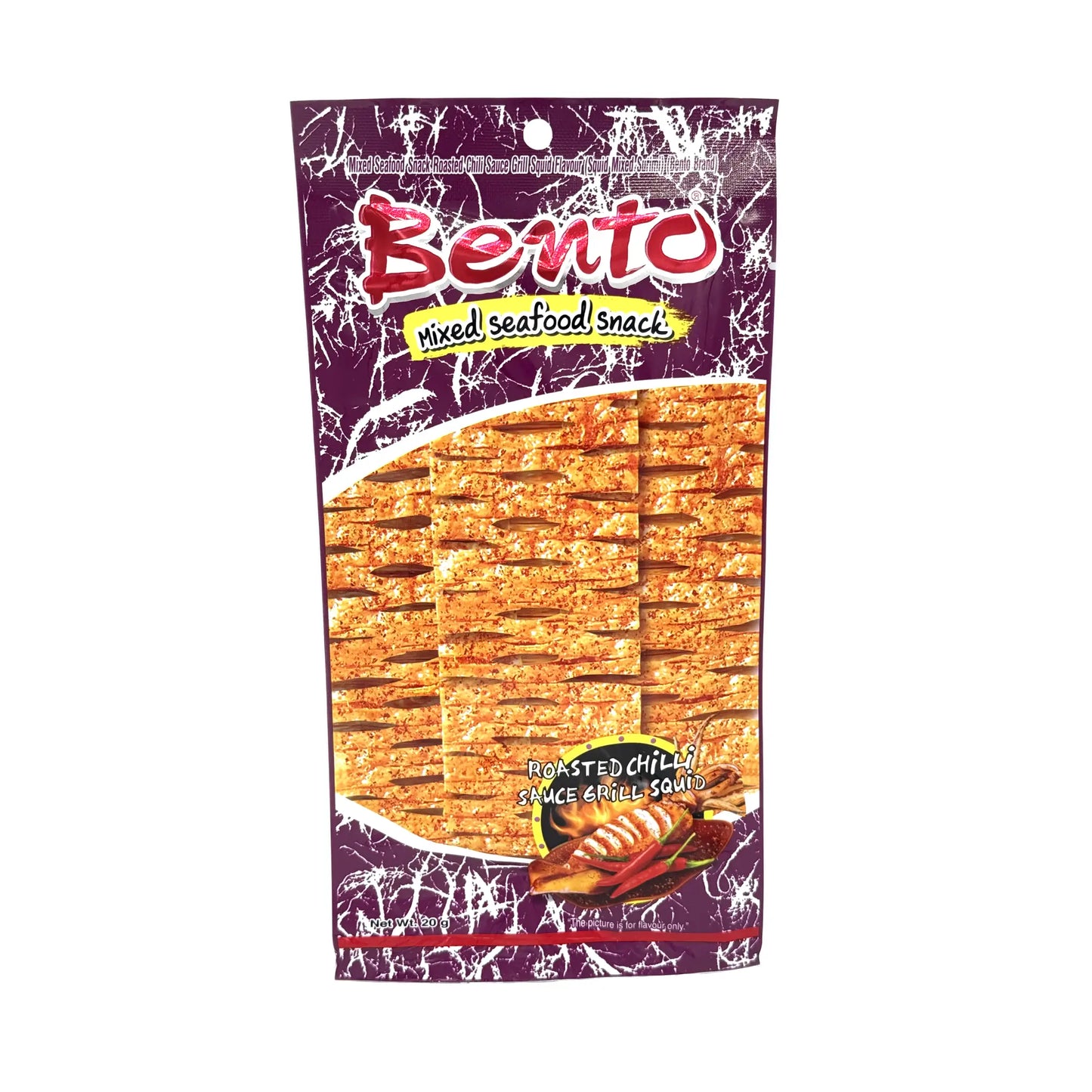 BENTO - Tintenfisch Snack Roasted Chilli Sauce Grill Squid (20 g)
