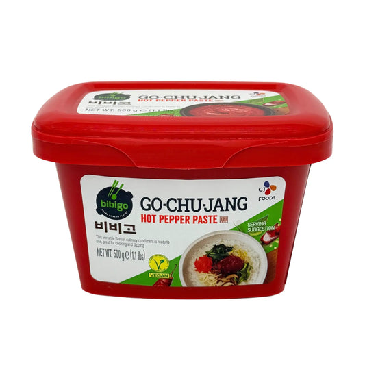 Bibigo Chilipaste Gochujang 500 g, Vorderseite