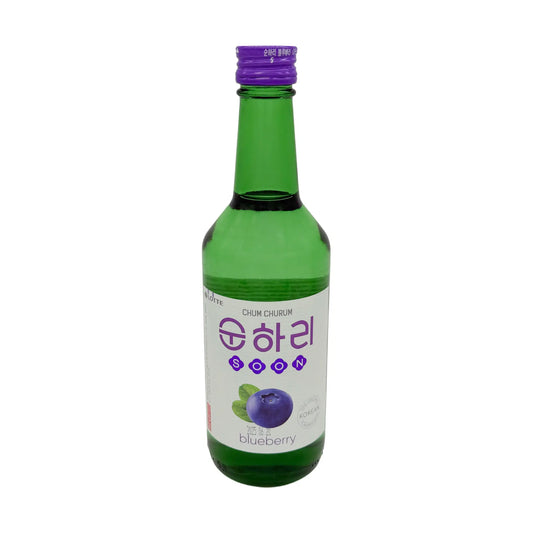 Chum Churum Soju Blaubeer 12% Vol 350 ml, Vorderseite