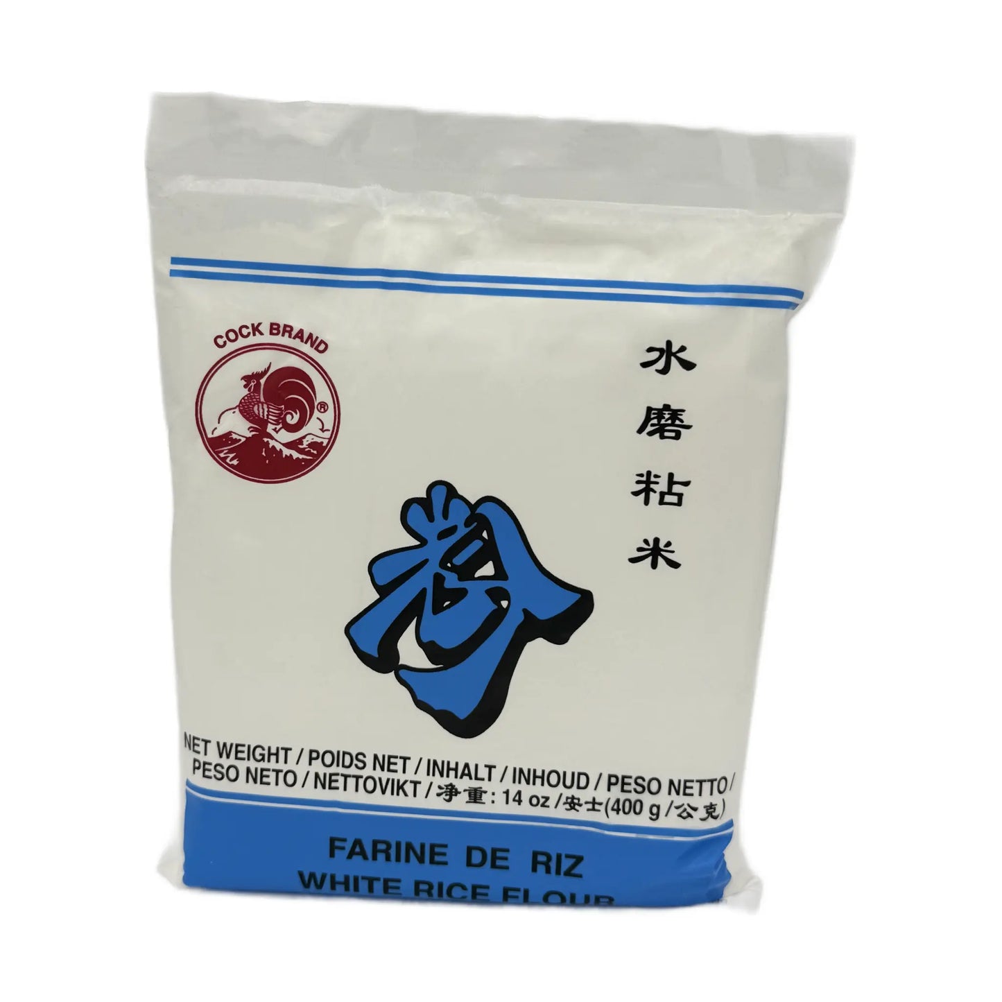 Cock Reismehl 400 g, Vorderseite