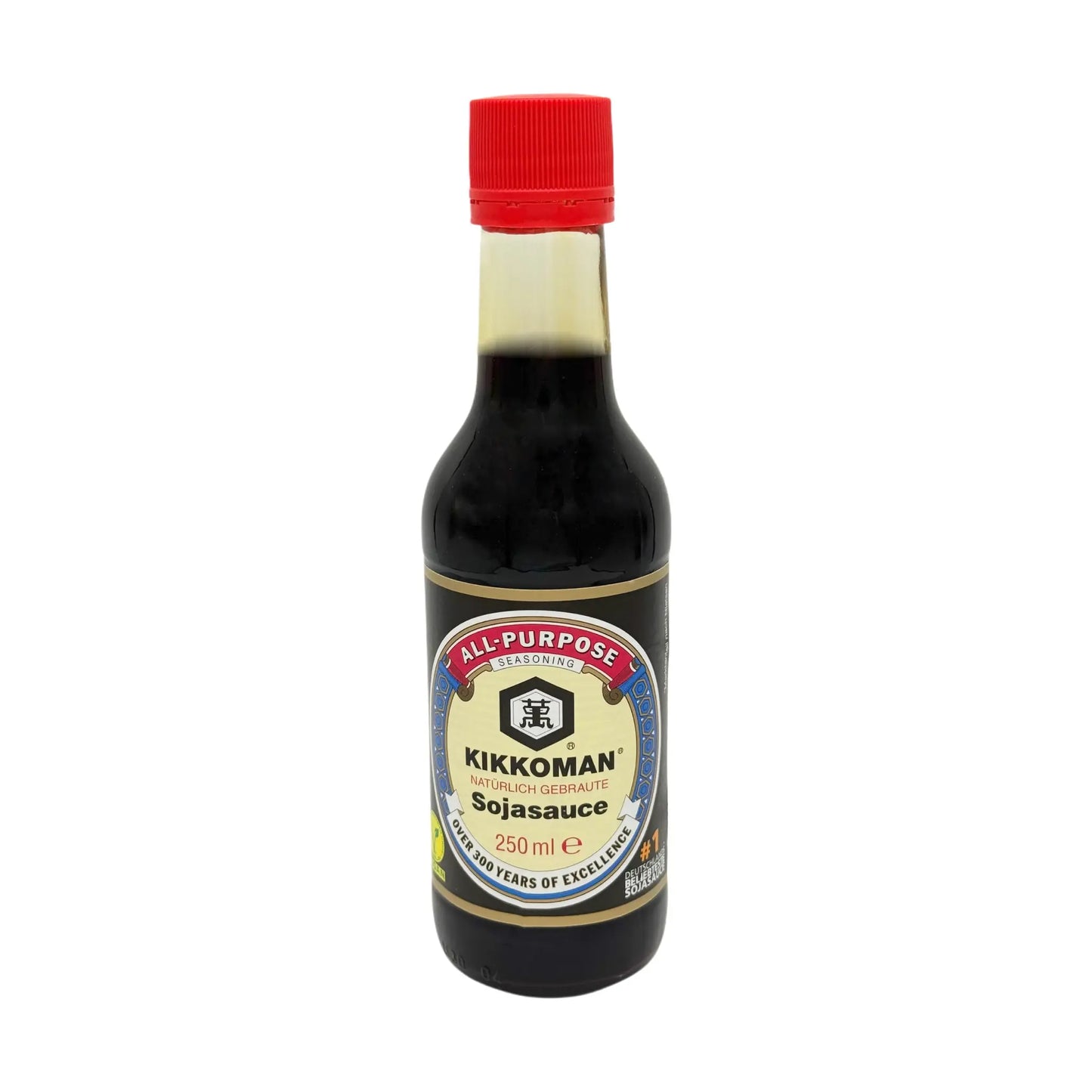 Kikkoman Sojasauce 250 ml, Vorderseite
