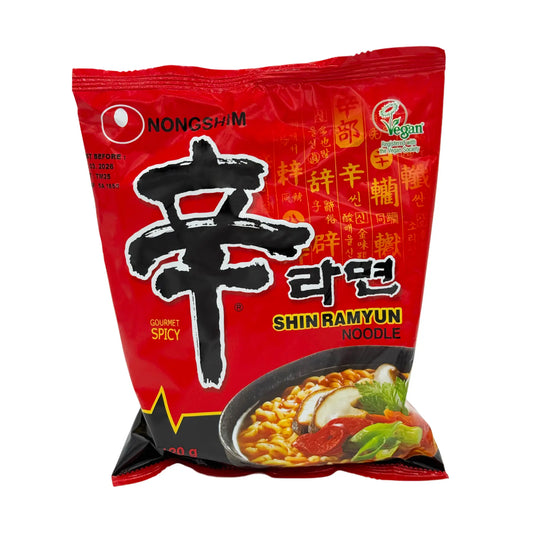 Nongshim Instantnudeln Shin Ramyun 120 g, Vorderseite