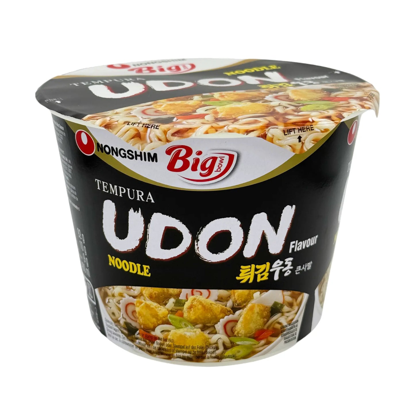 Nongshim Instantnudeln Tempura Udon Schüssel 111 g, Vorderseite