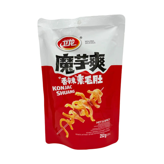 Weilong Konjakwurzel Hot & Spicy 252 g, Vorderseite